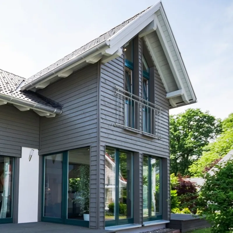 Französischer Balkon glänzend 184x90 cm mit 14 Füllstäben aus Edelstahl-ECD Germany