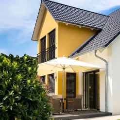 Französischer Balkon Schwarz 184x90 cm mit 14 Füllstäben aus pulverbeschichtetem Stahl-ECD Germany New