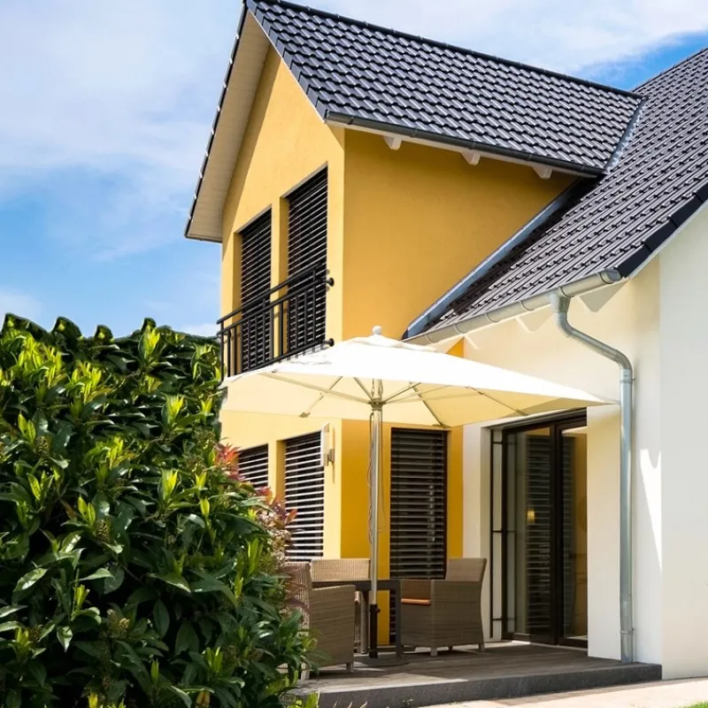 Französischer Balkon Schwarz 184x90 cm mit 14 Füllstäben aus pulverbeschichtetem Stahl-ECD Germany New