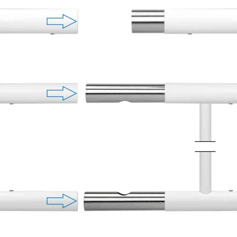 Französischer Balkon Weiß 90x225 cm mit 16 Füllstäben aus pulverbeschichtetem Stahl-ECD Germany Hot
