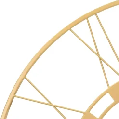 Große Wanduhr Ø 85 cm Altgold aus Eisen mit römischen Ziffern WOMO-Design-ECD Germany Sale