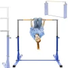 Gymnastik Turnreck faltbar, Blau, Gymnastikstange für Kinder, Reckstange höhenverstellbar 95,5-150 cm Hauki-ECD Germany Clearance