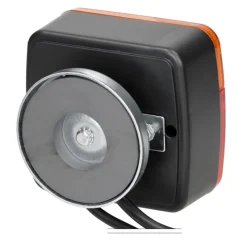 Halogen Anhänger Rückleuchten mit Magneten 12V verkabelt mit 7-poligem Stecker-ECD Germany Discount