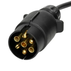 Halogen Anhänger Rückleuchten mit Magneten 12V verkabelt mit 7-poligem Stecker-ECD Germany Discount