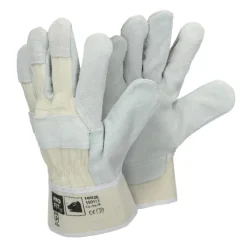 Handschuhe Rindspaltleder Natur 1 Paar L-ECD Germany Discount
