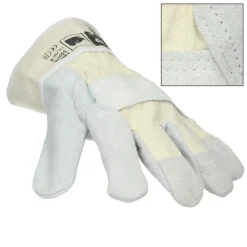 Handschuhe Rindspaltleder Natur L 24 Paar-ECD Germany Online