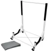 Hardtopständer mit 4 feststellbaren Rollen Weiß aus Stahl und Hardtop Cover-ECD Germany Discount