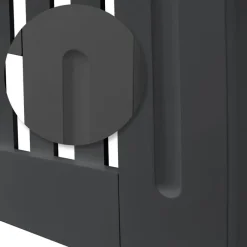 Heizkörperverkleidung 152x19x82 cm Landhaus Anthrazit aus MDF ML-Design-ECD Germany Clearance