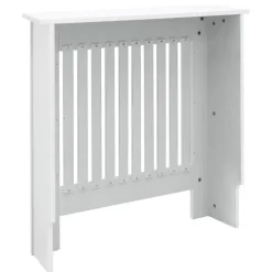 Heizkörperverkleidung 78x19x82 cm Weiß aus MDF-ECD Germany New