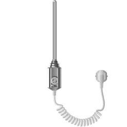 Heizstab 300W Chrome mit Thermostat für Badheizkörper LuxeBath-ECD Germany Discount