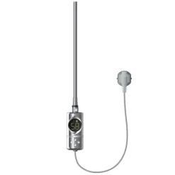 Heizstab 1200W Chrome mit Thermostat und LCD Bildschirm LuxeBath-ECD Germany Discount