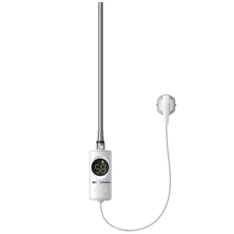 Heizstab 1200W Weiß mit Thermostat und LCD Bildschirm LuxeBath-ECD Germany Clearance