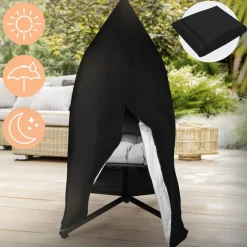 Hängesessel Abdeckung 190x115 cm mit Reißverschluss und Kordelzug ML-Design-ECD Germany Sale