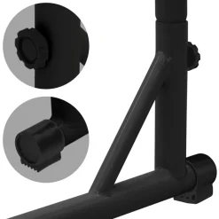 Hängesessel mit Gestell und Kissen Blau/Grün aus Baumwolle belastbar bis 120 kg-ECD Germany Outlet