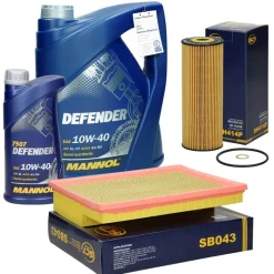 Inspektionspaket mit 6L Defender 10W40 Mercedes Benz C-Klasse (W202)-ECD Germany Online