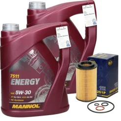Inspektionspaket mit 10L Mannol Energy 5W-30 BMW 3er (E46) Land Rover-ECD Germany Clearance