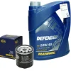 Inspektionspaket mit 5L Mannol Defender 10W-40 VAG-ECD Germany