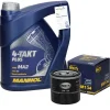 Inspektionspaket mit 4L Mannol Takt Plus 10W-40 Mazda 323 Nissan Primera-ECD Germany