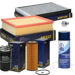 Inspektionspaket Skoda VW Inkl. Klimaanlagenreiniger-ECD Germany Clearance