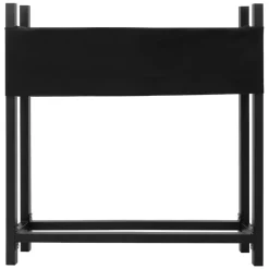 Kaminholzregal mit Abdeckung 113x25x115 cm Anthrazit aus Stahl ML-Design-ECD Germany Sale