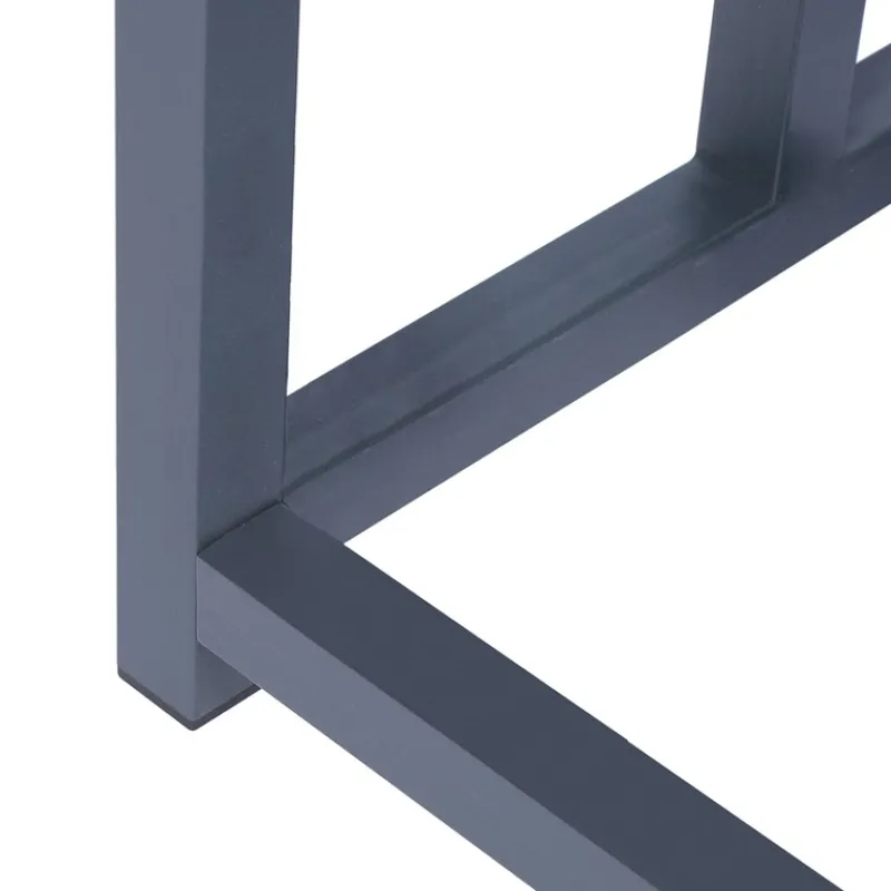 Kaminholzregal mit Abdeckung 187,5x70x185 cm Anthrazit aus Stahl ML-Design-ECD Germany Sale