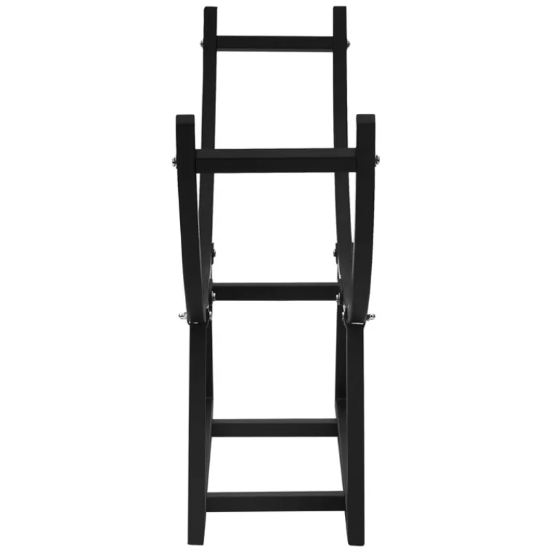 Kaminholzregal 55x21x94 cm Schwarz aus Metall ML-Design-ECD Germany Discount