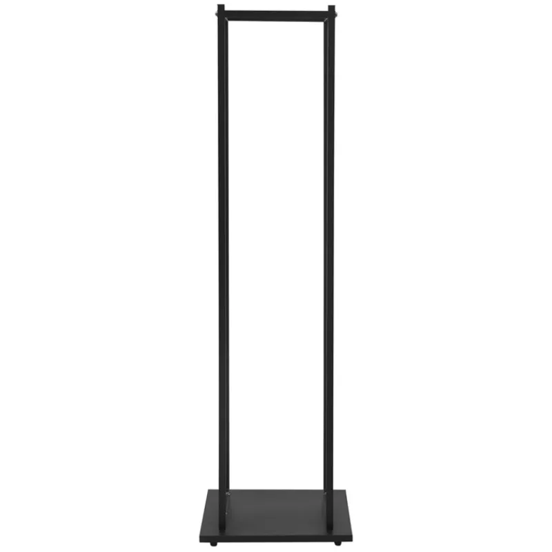 Kaminholzregal 33x33x115 cm Schwarz aus Metall ML-Design-ECD Germany New