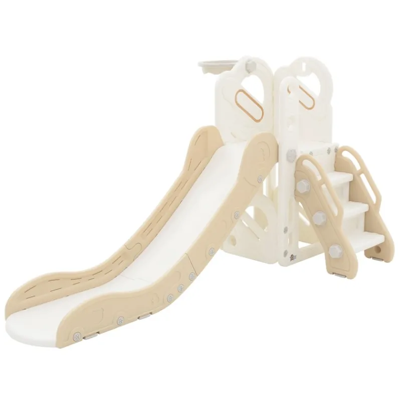 Kinder Spielturm 3in1 Indoor ab 3 Jahren mit Rutsche, Basketballkorb und Kletterwand JOYZ-ECD Germany Best