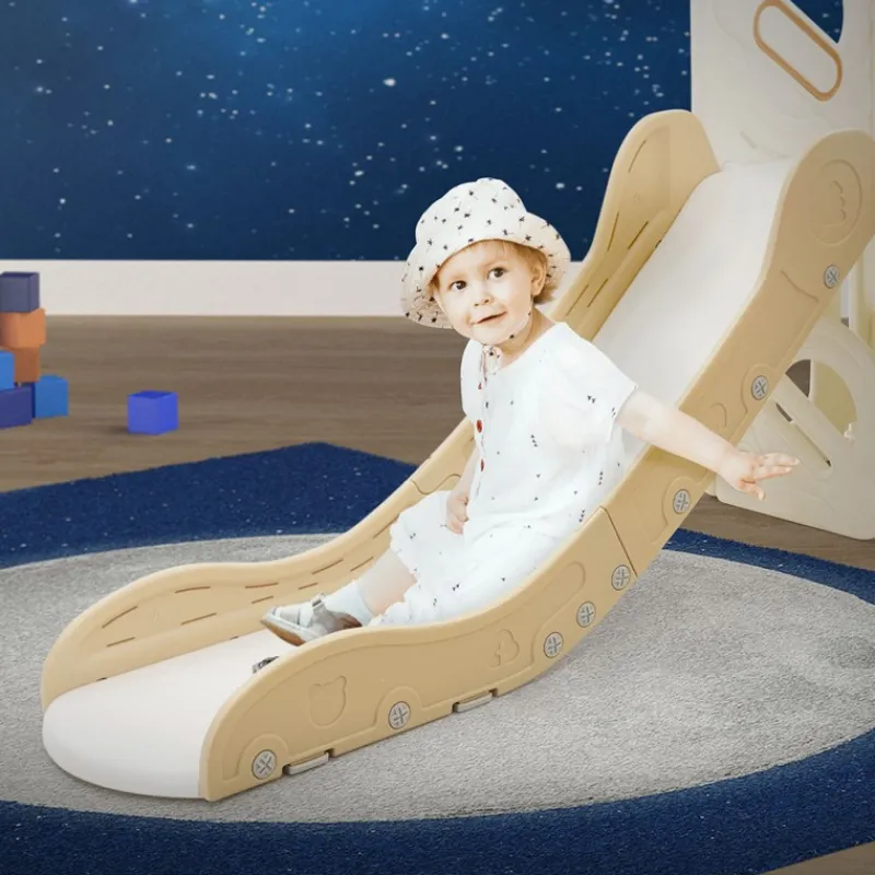 Kinder Spielturm 3in1 Indoor ab 3 Jahren mit Rutsche, Basketballkorb und Kletterwand JOYZ-ECD Germany Best