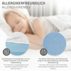 Kinderbett Hausbett 90x200 cm Weiß aus Kiefernholz inkl. Matratze H-16cm Holzbett mit Dach und Lattenrost ML-Design-ECD Germany New