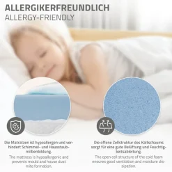 Kinderbett Tipi 70x140 cm aus Kiefernholz inkl. Matratze H-10cm Rausfallschutz und Lattenrost ML-Design-ECD Germany Hot