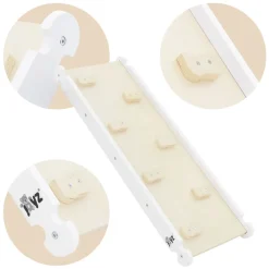 Kinderkletterbogen Natur mit Rutsche oder Kletterwand 2 in 1 Natur/Weiß aus Holz Joyz-ECD Germany Sale