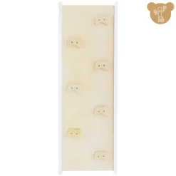 Kinderkletterbogen Natur/weiß mit Rutsche oder Kletterwand 2 in 1 Natur/Weiß aus Holz Joyz-ECD Germany Best