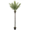 Künstliche Palme 210 cm Tropische Kunstpalme im Topf ML-Design-ECD Germany Clearance