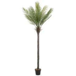 Künstliche Palme 210 cm Tropische Kunstpalme im Topf ML-Design-ECD Germany Clearance