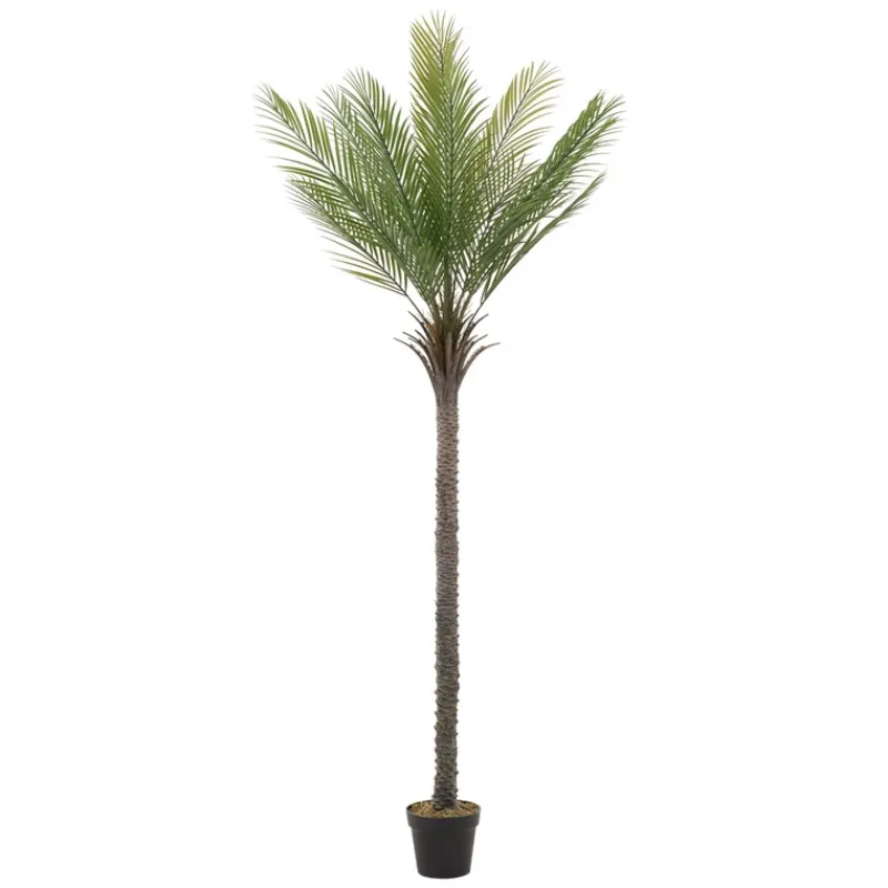 Künstliche Palme 210 cm Tropische Kunstpalme im Topf ML-Design-ECD Germany Clearance