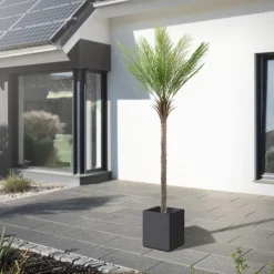 Künstliche Palme 210 cm Tropische Kunstpalme im Topf ML-Design-ECD Germany Clearance