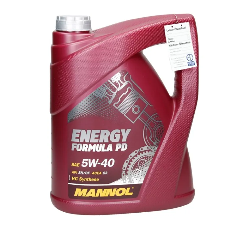 5L Mannol Energy Formula PD SAE 5W-40-ECD Germany New