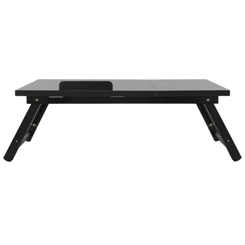 Laptoptisch klappbar Schwarz aus Holz ML-Design-ECD Germany Clearance