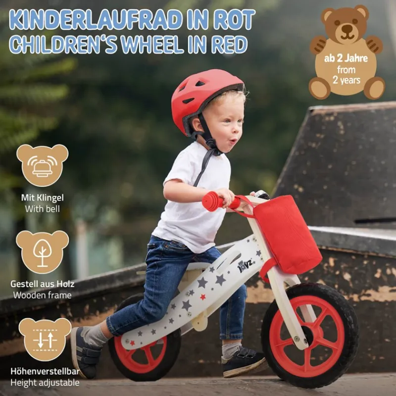 Laufrad für Kinder ab 2 Jahren Rot Joyz-ECD Germany