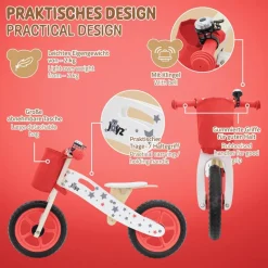 Laufrad für Kinder ab 2 Jahren Rot Joyz-ECD Germany