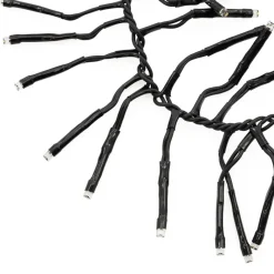 LED Büschel Lichterkette 14,5 m mit 2016 LEDs Warmweiß IP44-ECD Germany Clearance