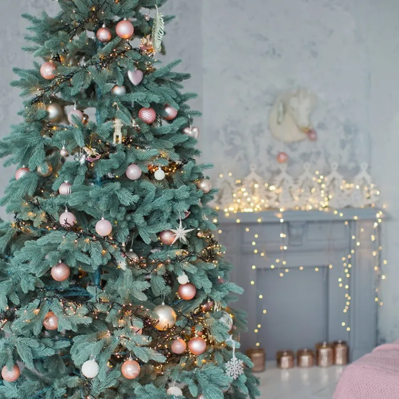 LED Büschel Lichterkette 14,5 m mit 2016 LEDs Warmweiß IP44-ECD Germany Clearance