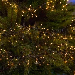 LED Büschel Lichterkette 4,2 m mit 576 LEDs Warmweiß IP44-ECD Germany Discount