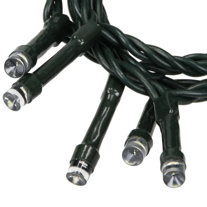 LED Cluster Lichterkette 8 m mit 400 LEDs Kaltweiß IP44-ECD Germany Sale