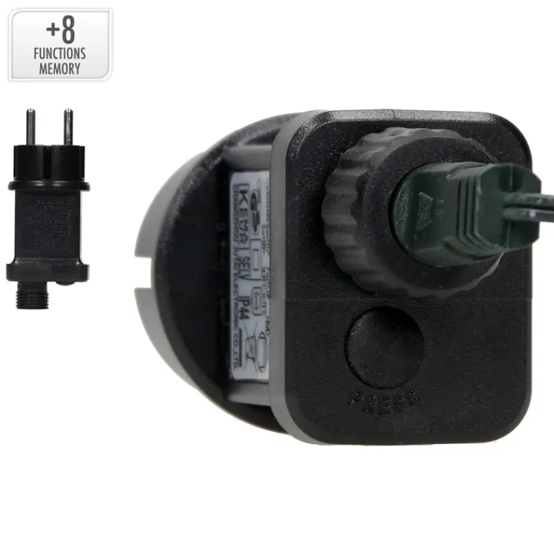 LED Cluster Lichterkette 8 m mit 400 LEDs Kaltweiß IP44-ECD Germany Sale