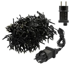 LED Clusterlichterkette 8,5m warmweiß mit 1152 LEDs-ECD Germany