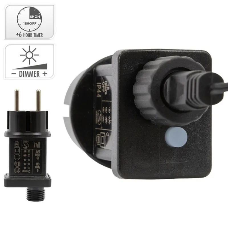 LED Clusterlichterkette 8,5m warmweiß mit 1152 LEDs-ECD Germany