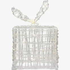 LED Geschenkboxen 3er Set mit 90 LEDs Warmweiß Metallgestell IP44 mit Netzstecker-ECD Germany Outlet