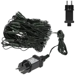 LED Lichternetz 100x200 cm mit 160 LEDs Warmweiß IP44-ECD Germany Online